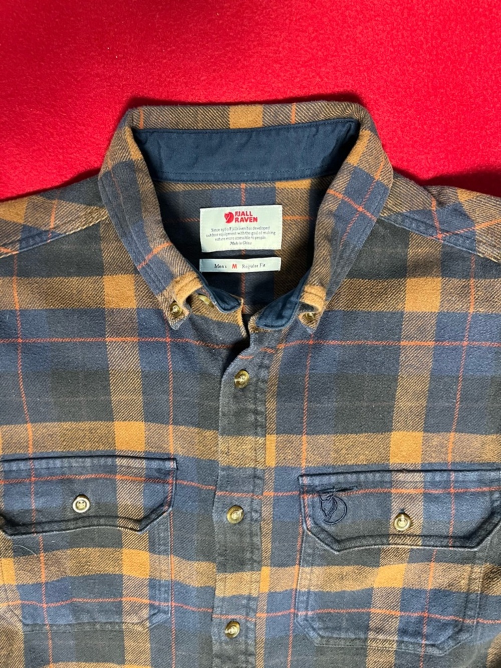Fjallraven Singi Heavy Flannel Shirt - Medium Regular Fit
